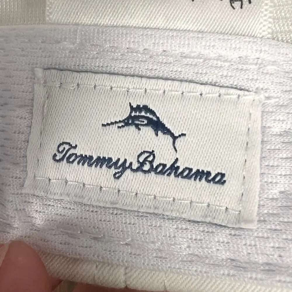 Tommy‎ Bahama Unisex OS Coastal Tropical Resortwear Flag Hibiscus Baseball Cap